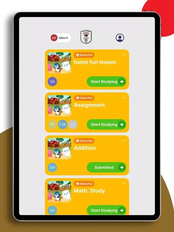American Lycetuff Student iPad  سکرین شاٹس